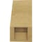 Ekena Millwork 5-inch W x 6-inch D x 10-inch H Aspen Rough Cedar Woodgrain TimberThane Knee Brace, Primed BRCUR05X06X10ASPRCPR - alternate 5